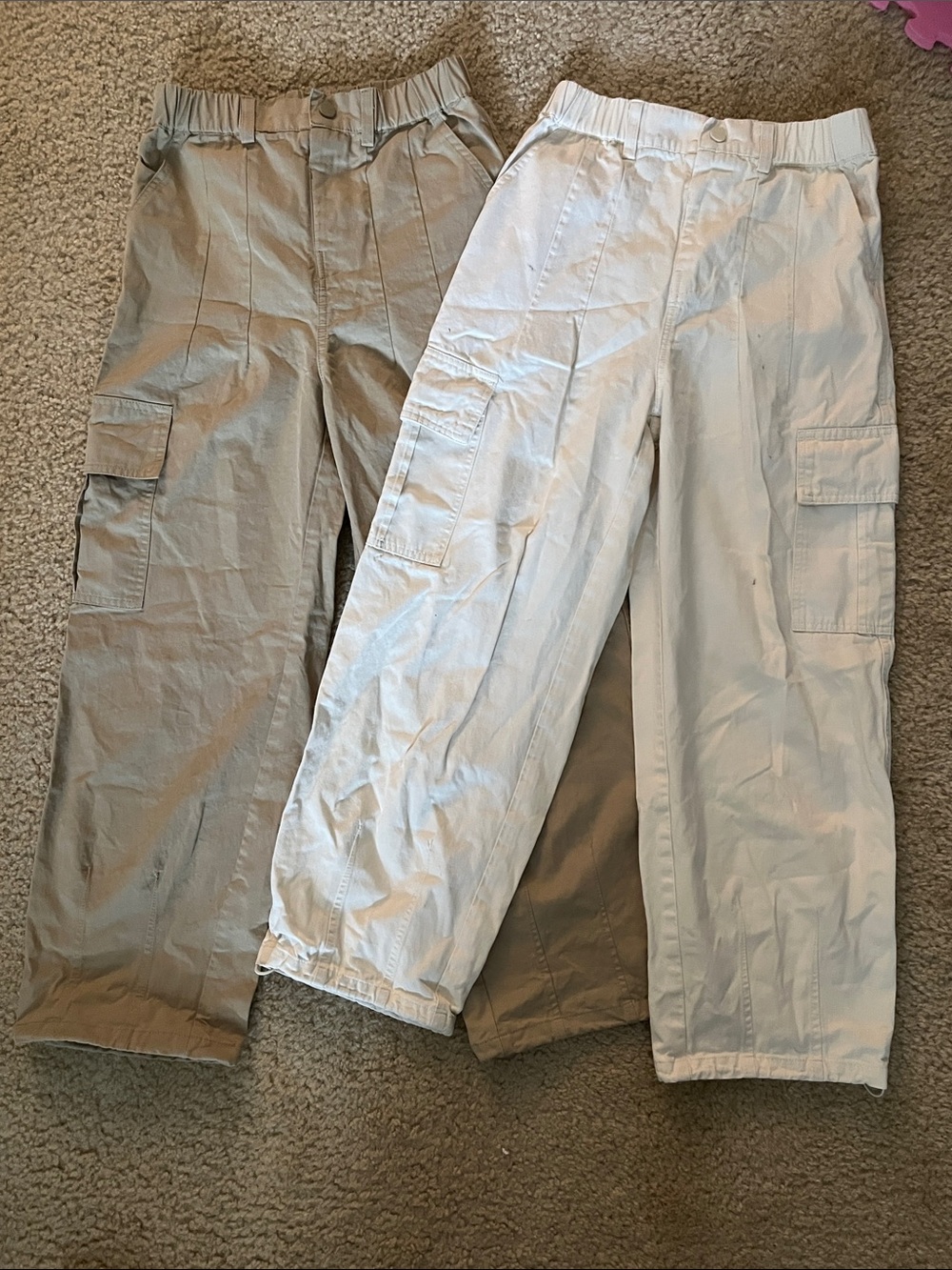 Girls Wide Leg Cargo Pants